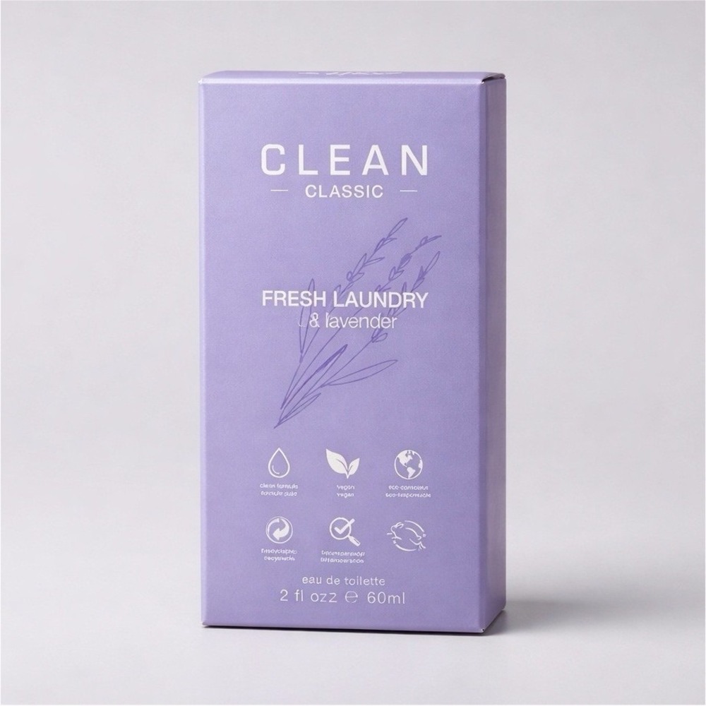 Clean Fresh Laundry & Lavender Eau De Toilette Spray 2 oz 60 ml Fragrance